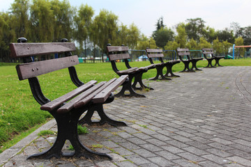park chairs