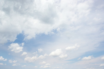 clouds on blue sky