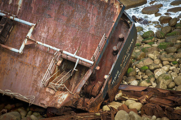 Shipwreck of the Mulheim cornwall