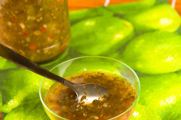 Chimichurri steak sauce
