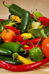 Chilli pepper still life