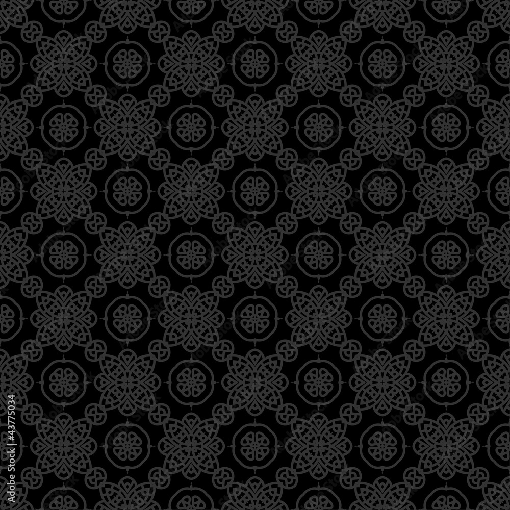 Poster decorative retro pattern