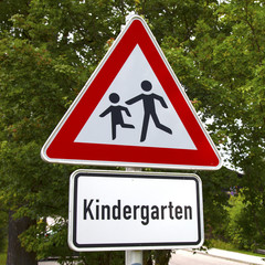 Kindergarten-Schild