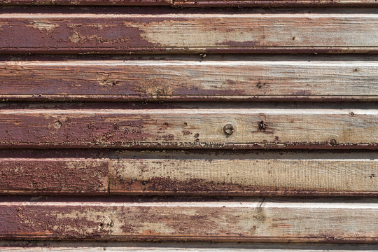 Old weathered painted wood wall background