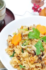 きのこの炊き込みご飯