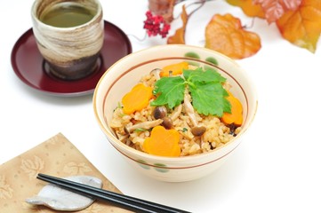 きのこの炊き込みご飯
