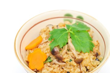きのこの炊き込みご飯