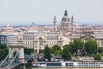 Fototapeta na wymiar Hungary, Budapest, view of Sacred Stephane's basilica