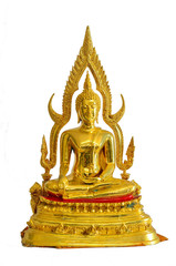 Buddha statue isolate on white background