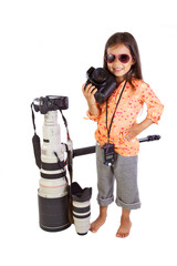 enfant photographe