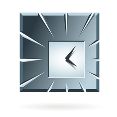 Creative clock icon