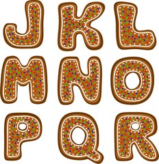 gingerbread alphabet 2