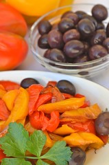 peperoni arrostiti in agrodolce