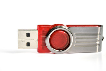 flash memory isolated on the white background - Thumb drive