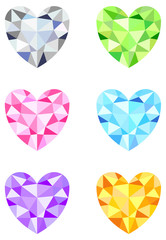 Heart shaped Diamonds