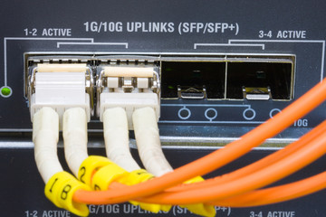 Technology center with fiber optic equipment patch core