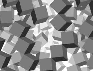 Cube mosaic background