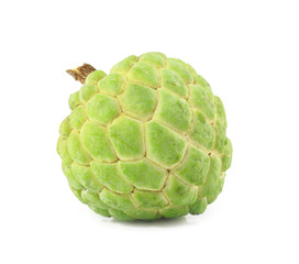 Custard apple isolated on white background