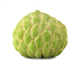 Custard apple isolated on white background