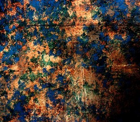 Metallic multicolour texture