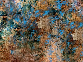 Metallic multicolour texture