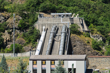 Centrale idroelettrica in Valle d'Aosta