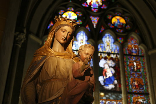 vierge et j&eacute;sus