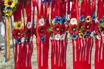 Fototapeta premium Folk girly decoration