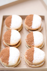 Boxed Kahlua Truffle French Macarons