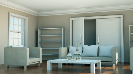 Wohndesign - Wohnung beige