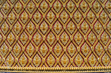 Thai Pattern Design on wall