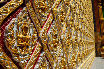 Thai Pattern Design on wall