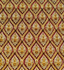 Thai Pattern Design on wall