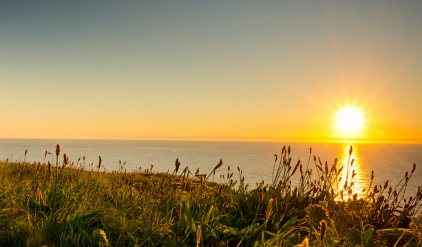 Sunset cornwall