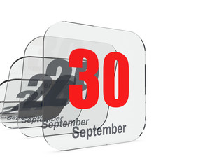 September 30 - month end - last day