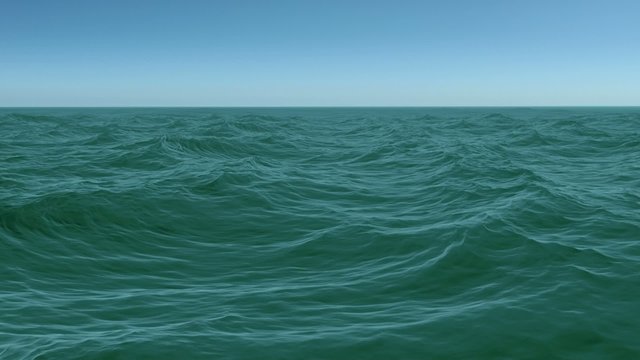 Waving ocean in Full HD