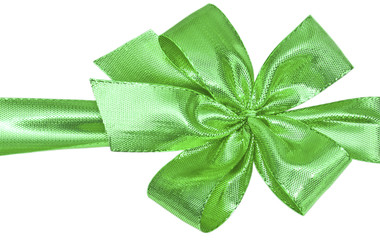 ruban vert décoration emballage cadeau