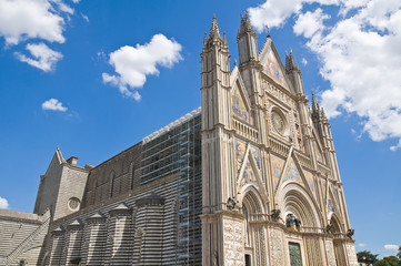 Fototapeta na wymiar Katedra w Orvieto. Umbria. Włochy.