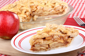 Slice of Cinnamon Apple Pie