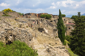 Fototapeta na wymiar Pompeje Miasto Ruins