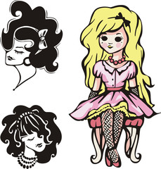 Little beautiful girls