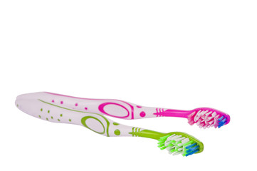 toothbrushes isolated