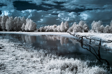landscape in the infrared - 43806257