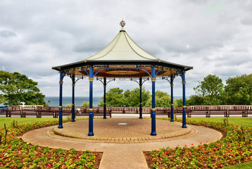 Ornamental English bandstand