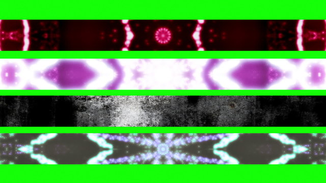 Green Screen Abstract 3rds X33