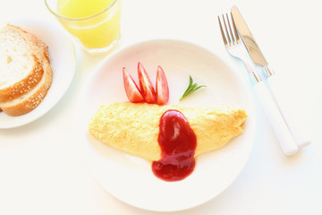 French omelet breakfast