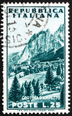 Postage stamp Italy 1953 Cortina d'Ampezzo
