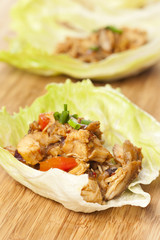 Homemade Asian Chicken Lettuce Wraps