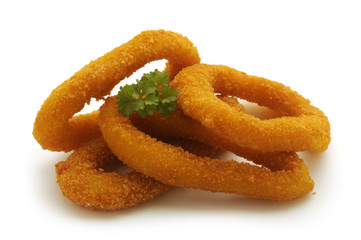 Fried calamares Calamares fritos Panierte Tintenfischringe