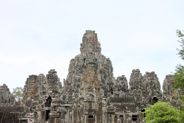 Fototapeta na wymiar Prasat Bayon, Angkor Thom, Republika Khmerów